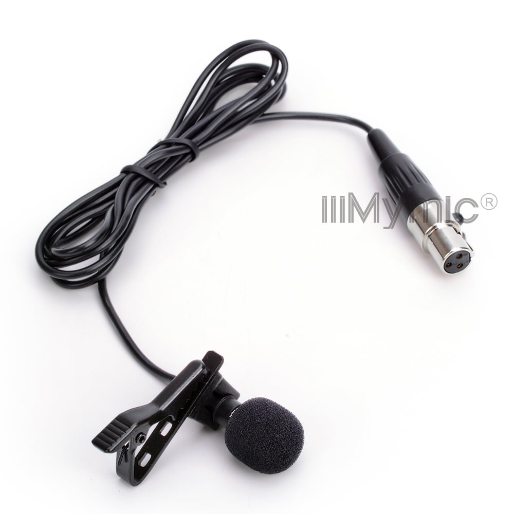 Professional Lavalier Lapel Tie Clip Unidirectional Condenser Microphone For AKG Wireless Body-Pack Transmitter 3 Pin XLR TA3F B