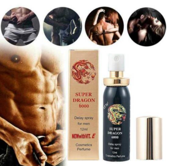 Super Dragon 6000 Extra Strong Delay Spray For Male Men With Vitamin E Best 12ML