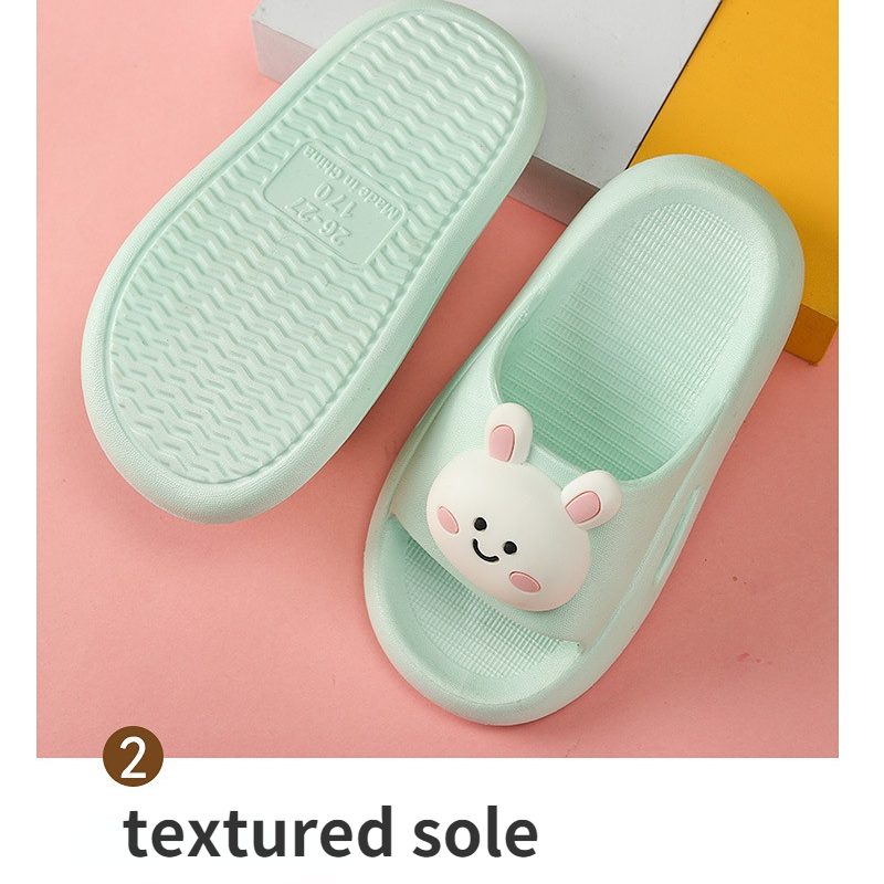 New Children's Slippers Summer Cartoon Soft Bottom Comfortable Girls Sandals Home Bathroom Baby Shoes