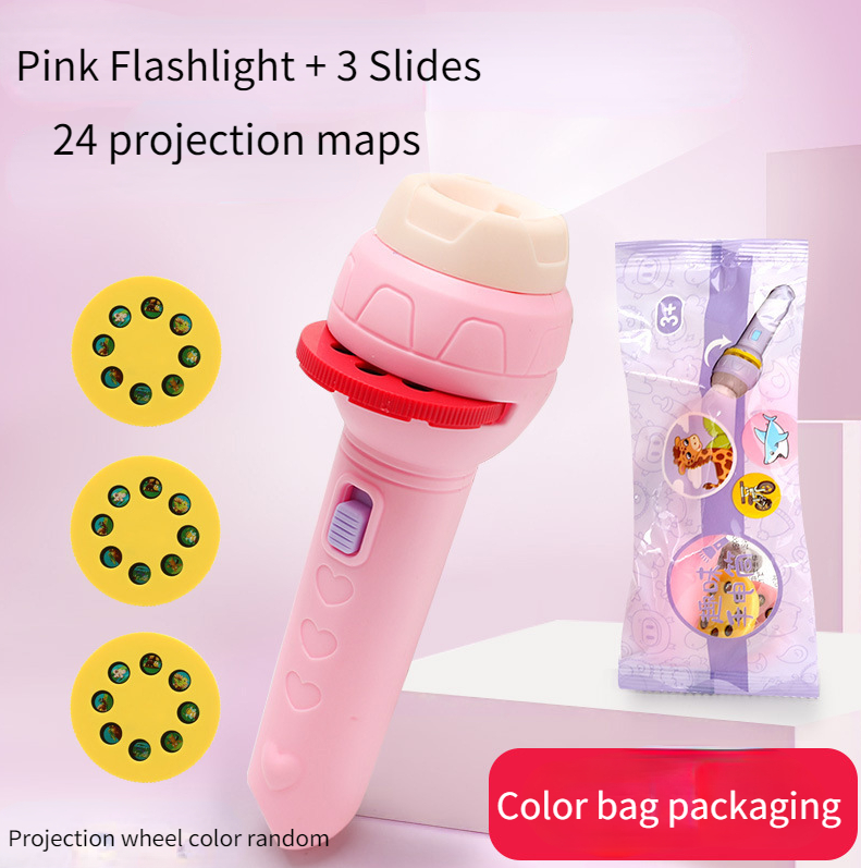 Baby Sleeping Storybook Flashlight Projector Flashlight Toys Early Education Toys Children's Gifts Lighting Toys