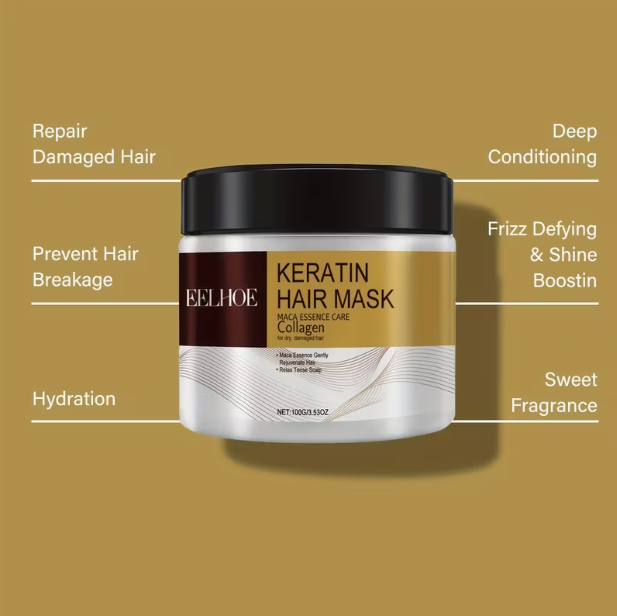 Hair Membrane Natural Repair Hair Mask Prevent Dryness Split Ends Repair Damage Frizz Tangles Soft Smooth Hair Care Products