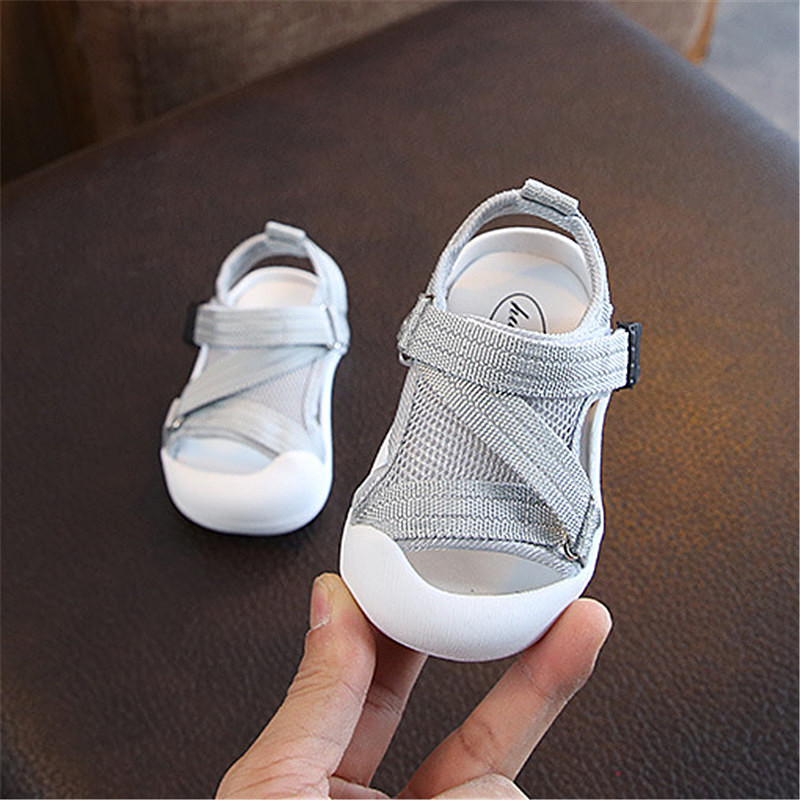 Summer Infant Toddler Shoes Baby Girls Boys Toddler Sandals Non-Slip Breathable Soft Kid Anti-collision Shoes 1-6 Years