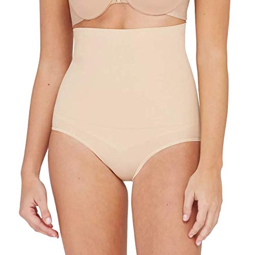 ASSETS by Spanx Women's Remarkable Results High Waist Control Brief - (Light Beige, Medium)