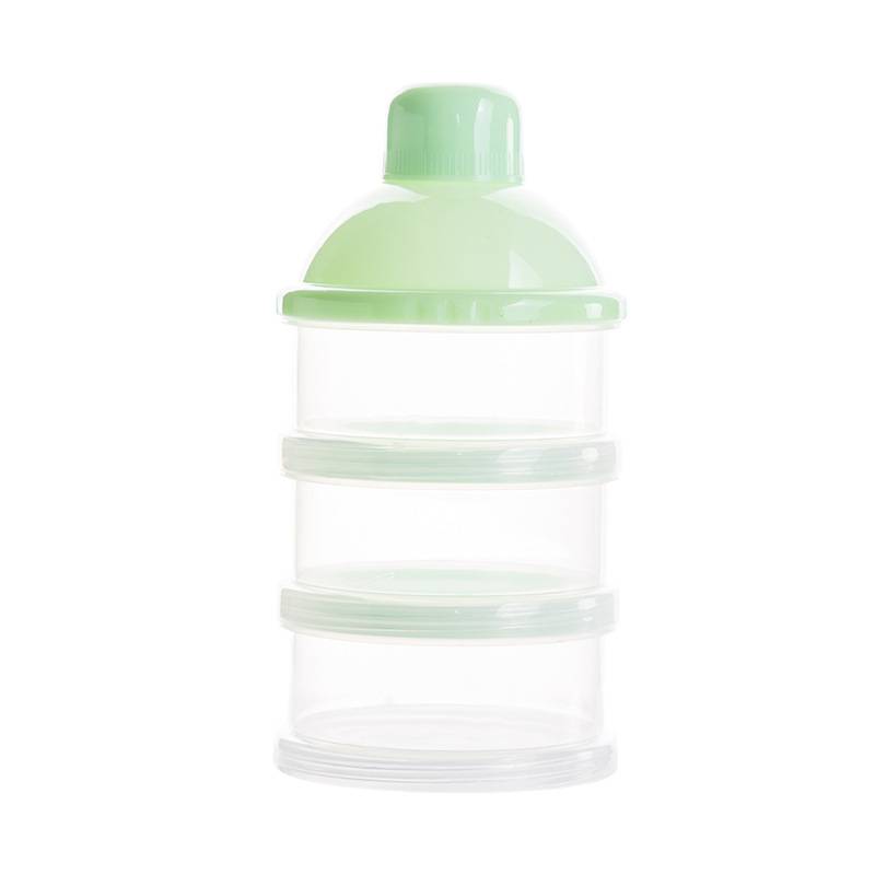 Portable Milk Powder Formula Dispenser Food Container Storage Feeding Box for Baby Kid Toddler 3 Cells Grid Box