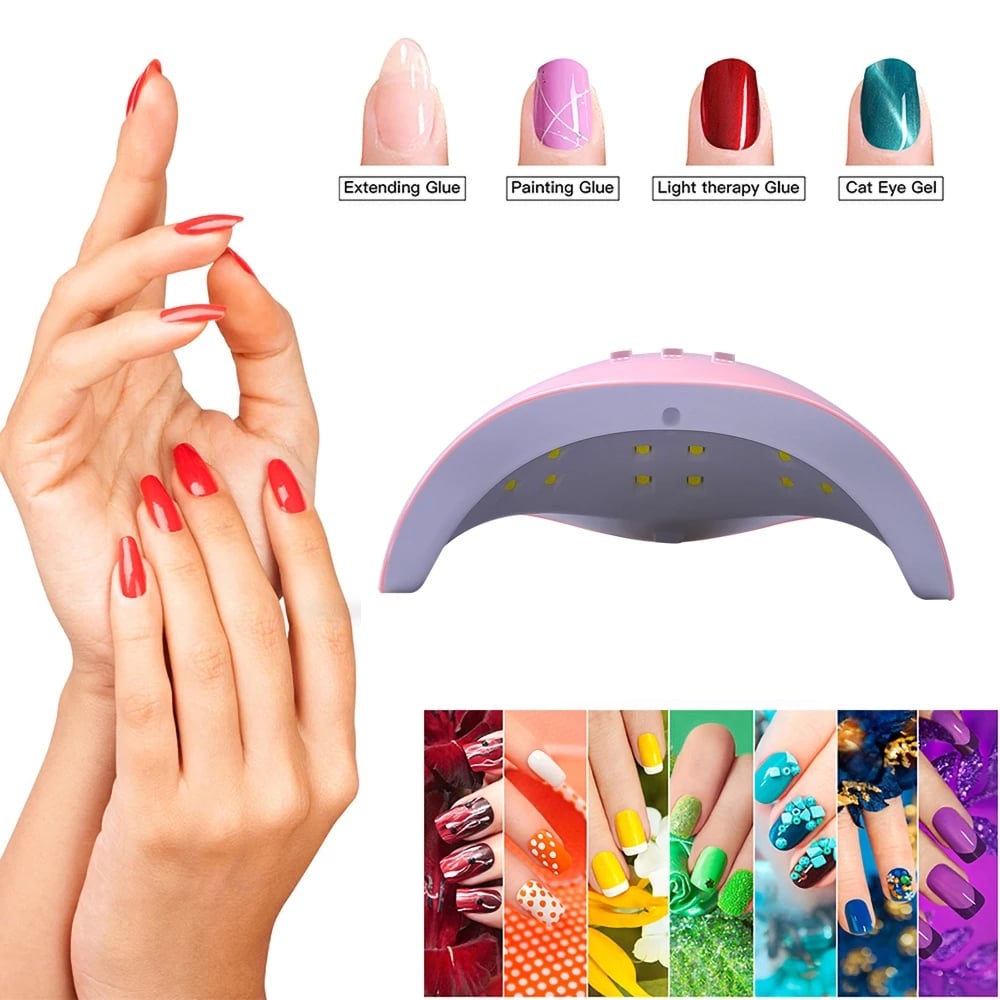 54W 18 Led Lights Nail Dryer Uv Lamp Curing Nail Polish Gel Ice Pofession Varnish Lamp Auto Sensor Nail Art Manicure Tool