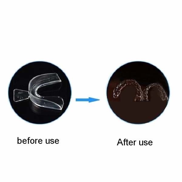 1pc Anti-snoring Teeth Whitening Gel with Braces Shapeable Invisible Braces Teeth Whitening Tool