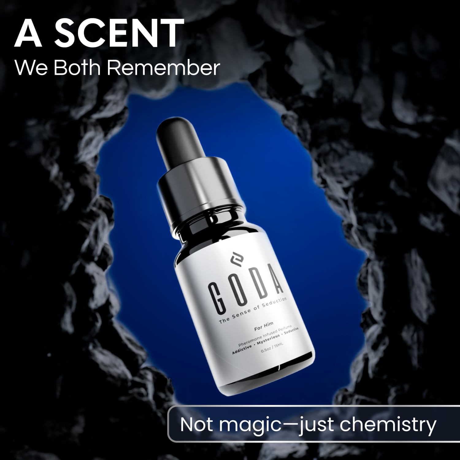 GODA Pheromones Cologne for Men Infused with Real Pheromones – Citrus and Lavender Scent – Sophisticated Fragrance for Confidence and Presence – Perfu