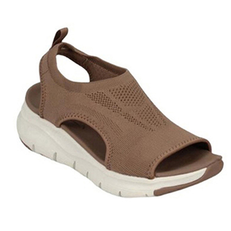 Summer Women Sandals Shoes Soft Heels Sandals Ladies Open Toe Wedges Shoes For Women Casual Shoes Platform SandaliasHeel
