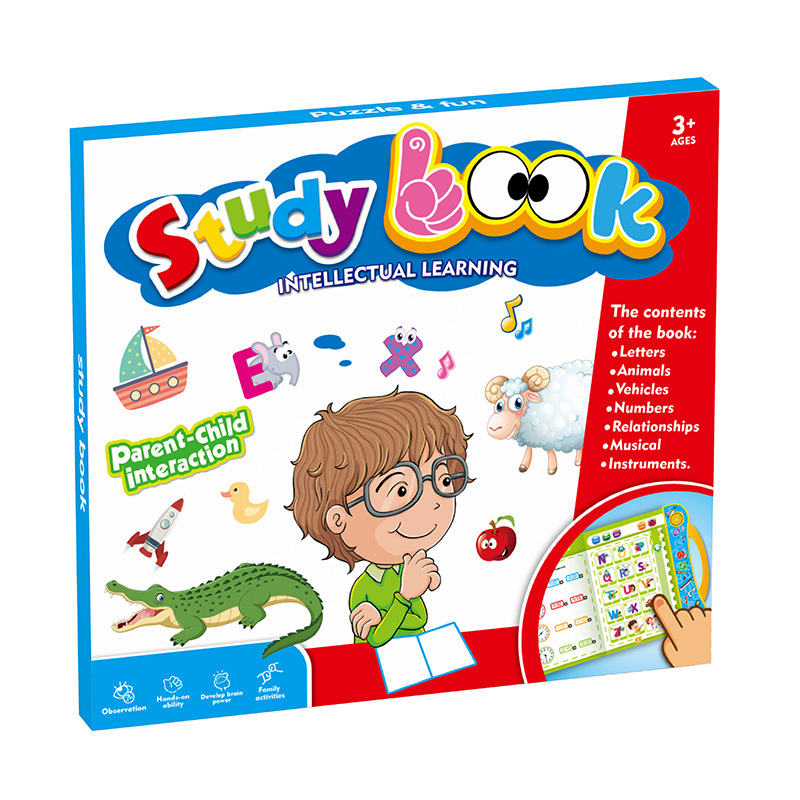 2022New English Finger Pointing Reading Early Childhood Educational Learning Toys Explosive Smart Audio eBook