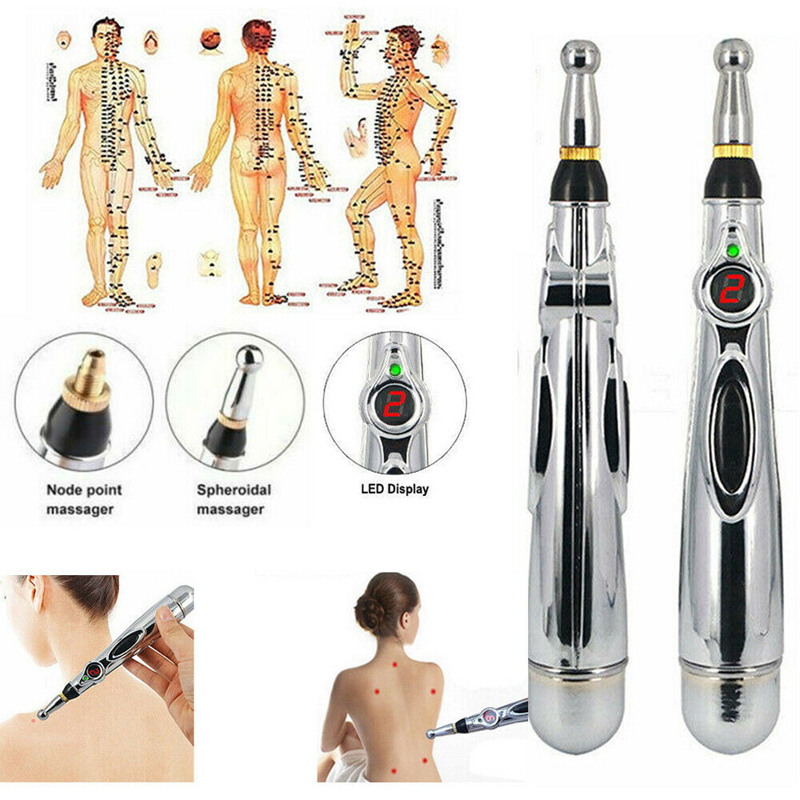 Acupuncture Pen Body Meridian Energy Electric Meridians Laser Therapy Heal Electronic Massage Pen Relief Pain Tools Massager