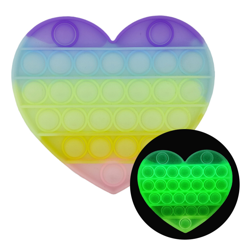 Glow Fluorescence Fidget Toys Simple Dimmer Fidget Toys Pack Antistress For Children Kawaii Relieve Autism Squishy Toy