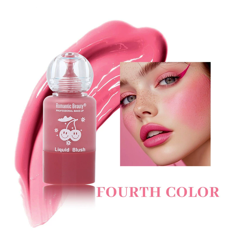 1PC Small feeding bottle liquid powder blusher press dropper Korean bubble powder blusher beauty makeup clear makeup women