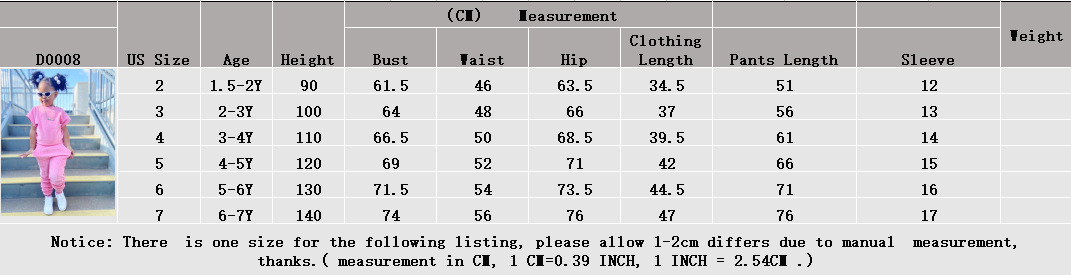 children's wear short sleeved sweater two-piece children's wear girls' suit baby clothes