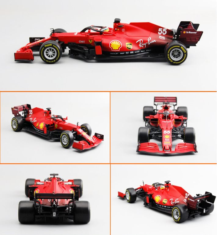 1:43 RB16B SF1000 SF90 SF71H SF70H RB15 RB14 W10 F1 Racing Formula Car Static Simulation Diecast Alloy Model Car