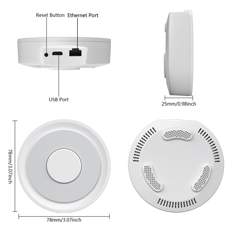 Doodle Apple HomeKit and ZigBee Intelligent Dual Mode Wired Gateway Home Control System Host