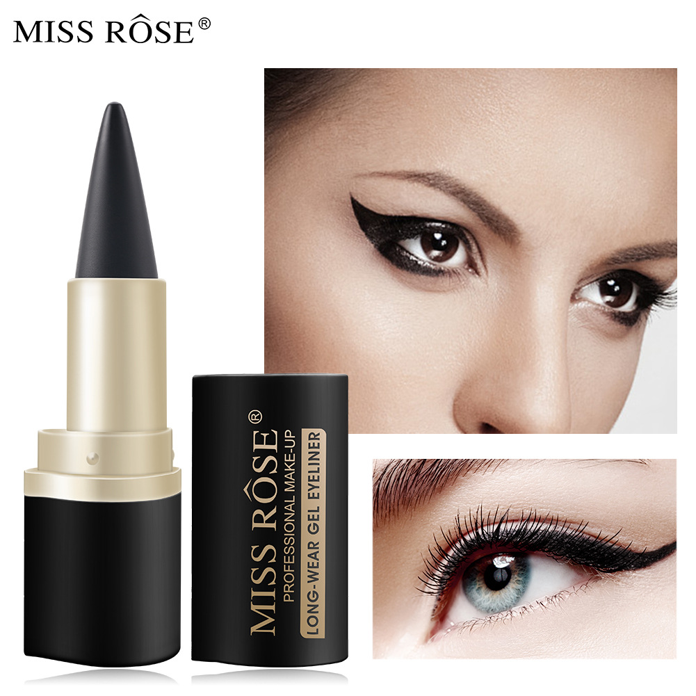 MISS ROSE Matte Quick Dry Natural Waterproof Long Lasting Tube Eyeliner