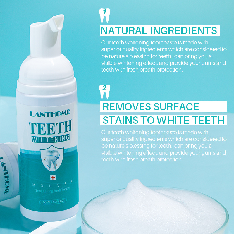 Spot Lantome Teeth white 50ml Tooth cleaning foam mousse