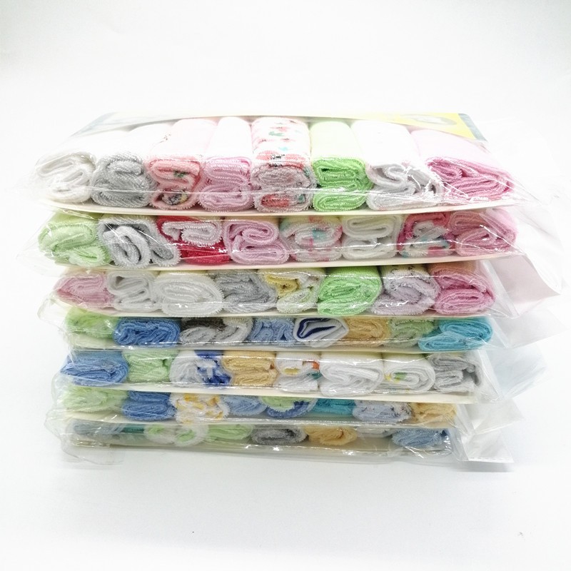Baby Feeding Towel Baby Towel Wipe Handkerchief Mother and Baby Products 8pcs