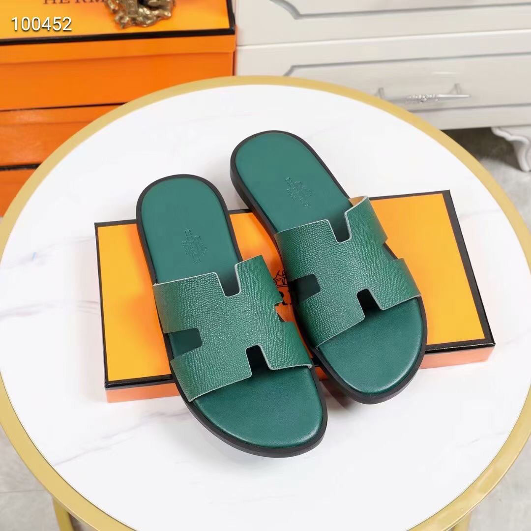 HERMES leather slippers leather slippers shoes