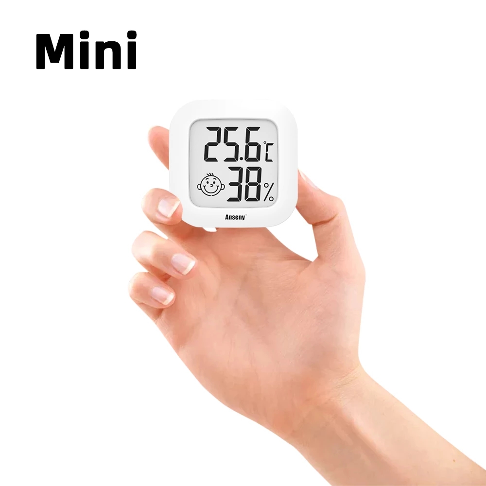 Mini LCD Digital Thermometer Hygrometer Indoor Room Electronic Temperature Humidity Meter Sensor Gauge Weather Station for Home