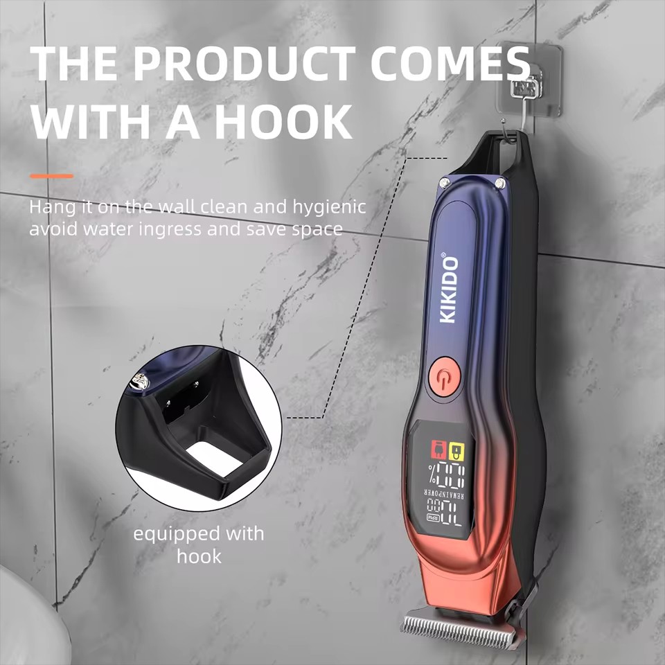 KIKIDO Hair Cutting Machine 8000 Rpm Electric Mini Portable Rechargeable Hair Clipper Professional Hair Clippers Trimmer For Man