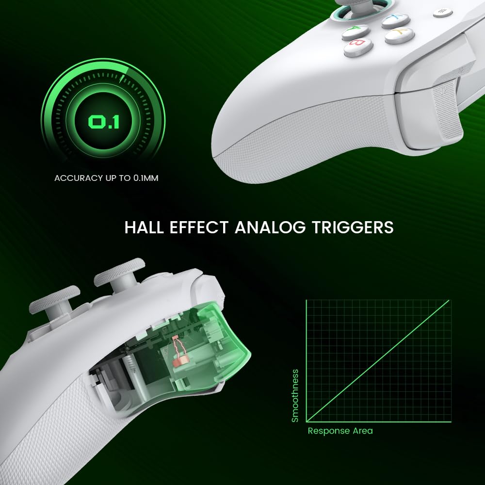 GameSir G7 SE Wired Controller for Xbox Series X|S, Xbox One & Windows 10/11, Plug and Play Gaming Gamepad with Hall Effect Joysticks/Hall Trigger, 3.