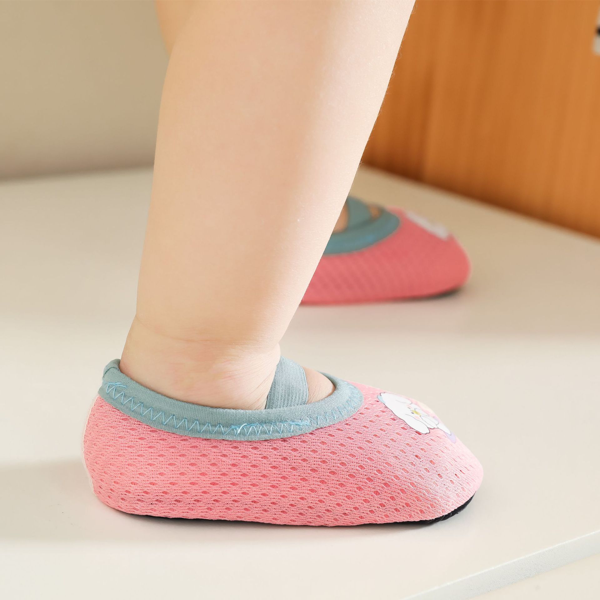 Cute Baby Floor Sock Shoes for 0-4Year Kids Newborn Baby Infants Toddler Soft Sole Anti-skip First Walker Children Home Shoes