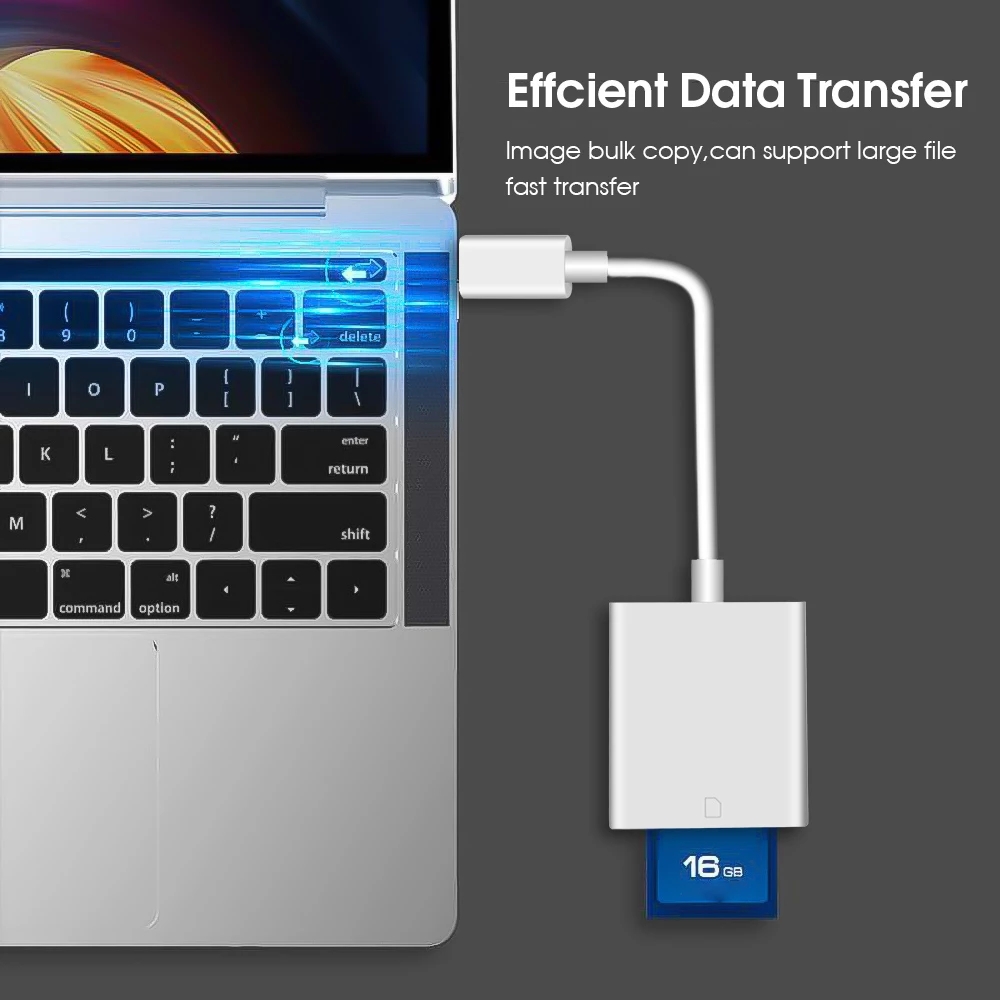Kebidumei Portable USB 3.1 Type C USB-C To SD SDXC Card Reader Adapter Cable For Macbook Huawei Xiaomi Android OTG Card Reader