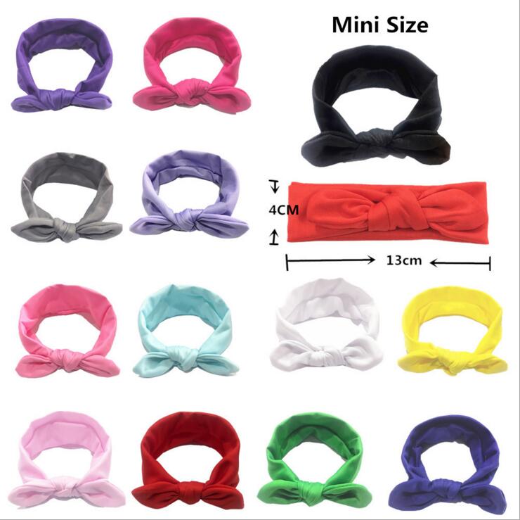 Hot selling children's hairband with elastic cloth rabbit ears hair ornaments headwear
