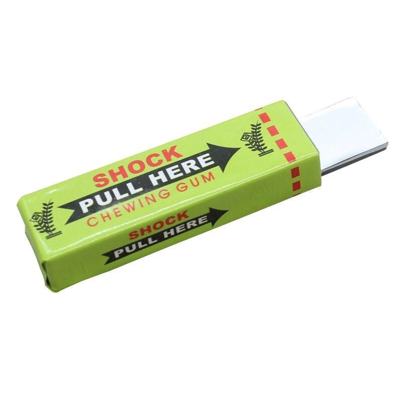 Electric Shock Joke Chewing Gum Pull Head Shocking Toy Gift Gadget Prank Trick Gag Funny Toy &