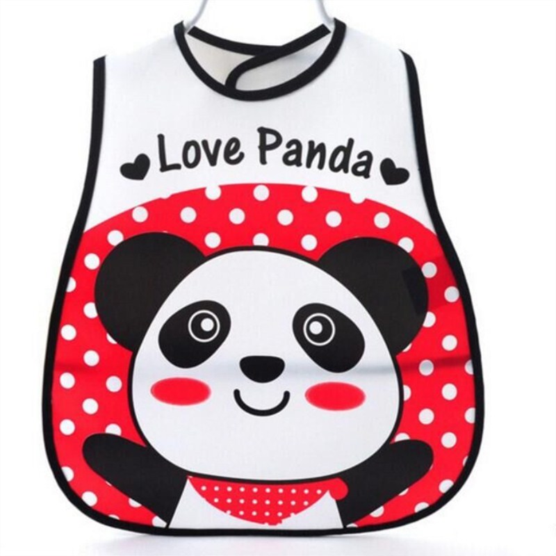 Baby Bibs EVA Waterproof Lunch Bibs Boys Girls Infants Cartoon Pattern Bibs Burp Cloths For Children Self Feeding Care