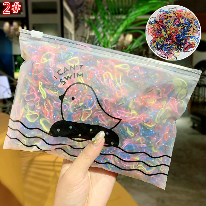 1000pcs/Pack Girls Colorful Small Disposable Rubber Bands Gum For Ponytail Holder Elastic Hair Bands Fashion Hair Accessories