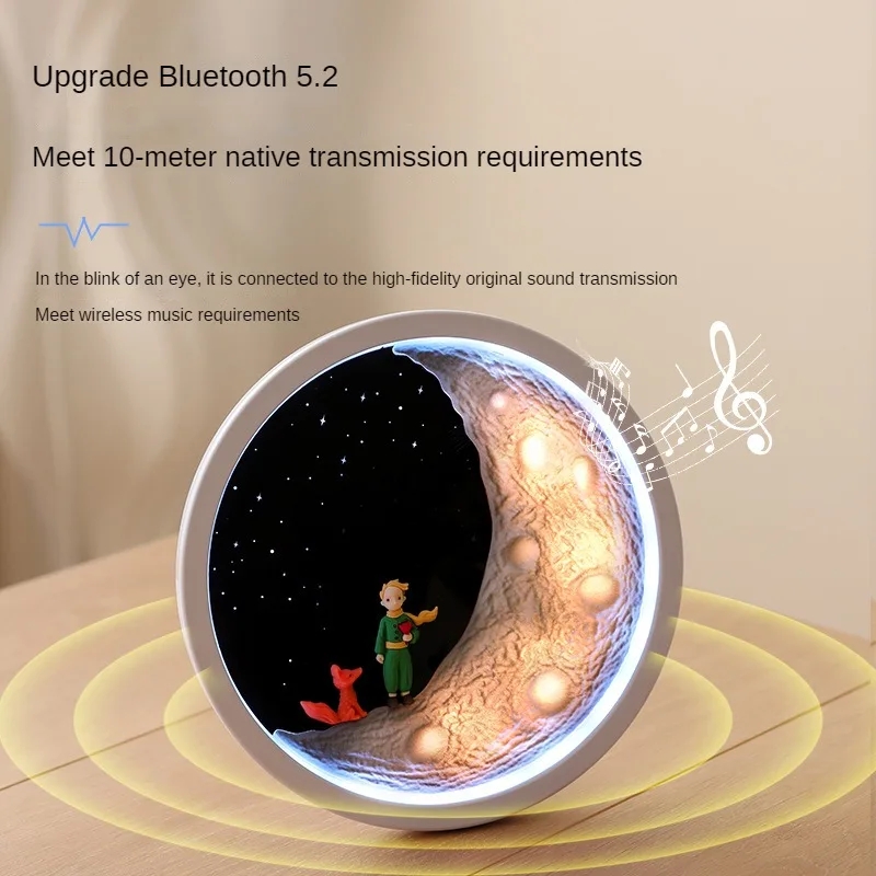 Little Prince Guard Wireless Bluetooth Speaker Stereo Surround Sound Birthday Gift Subwoofer Creative Cartoon Home Furnishings