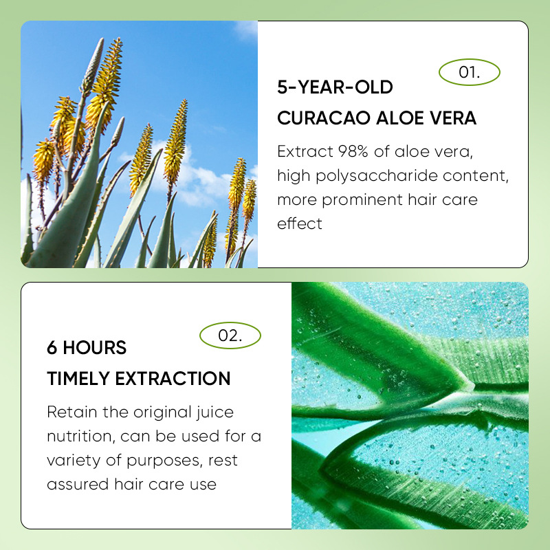 SADOER Aloe Vera Super Brightening Repair Hair Mask Repair Nourishing and Smooth