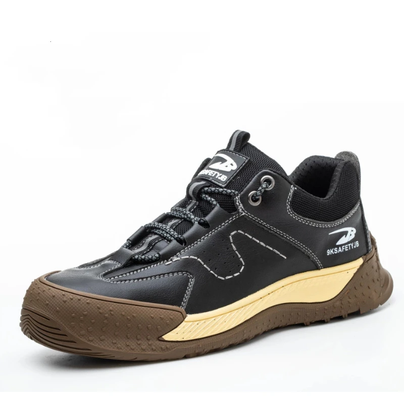 New safety shoes steel toe cap work shoes anti impact anti puncture Construction labor protection shoes for men