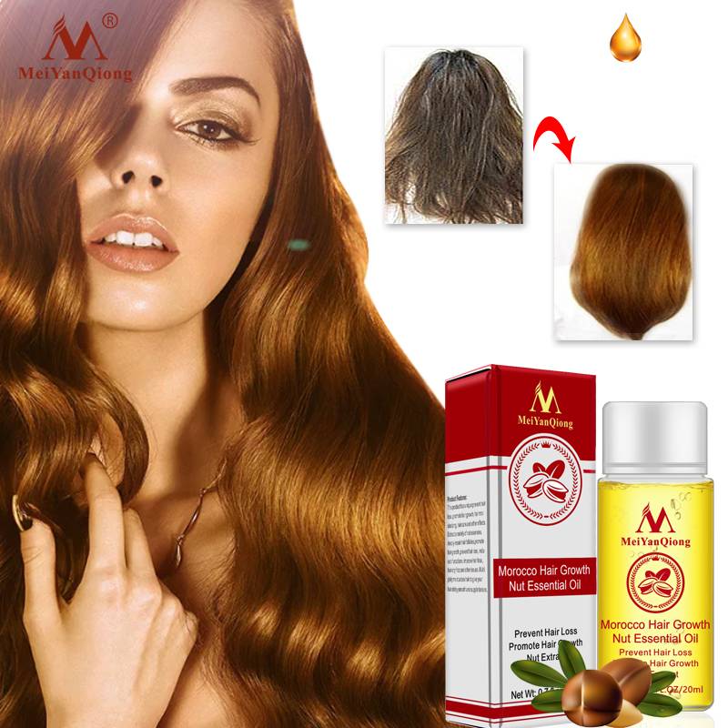 Herbal Nut Hair Care Essence Oil Repair Hair Damage Accelerate Growth Prevent Hair Loss Hair Care Products 20ml
