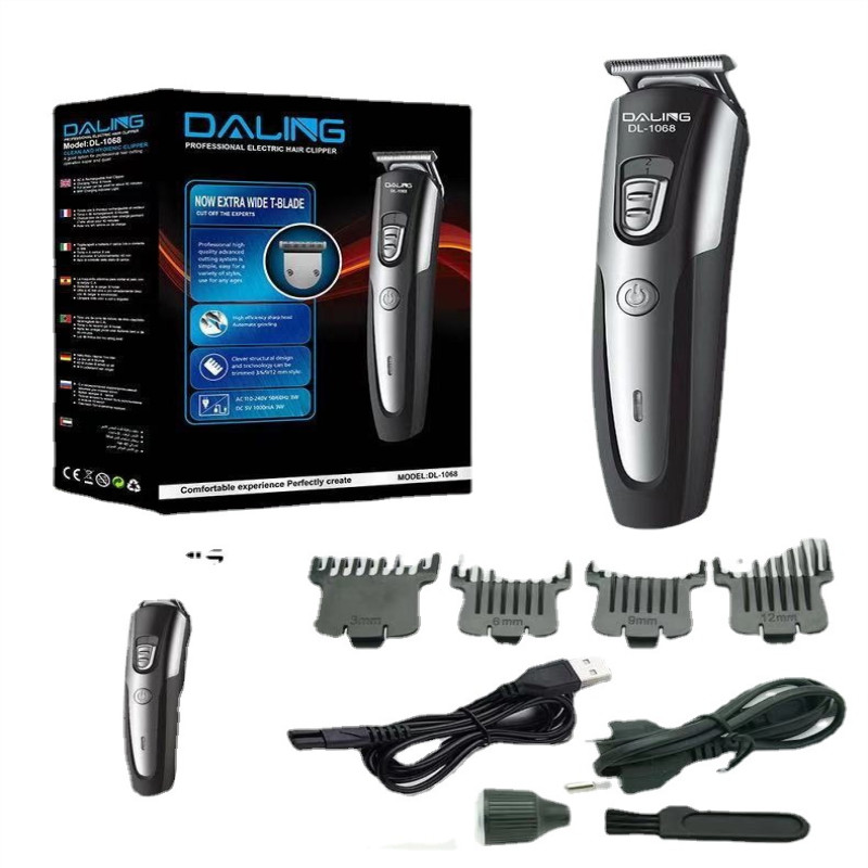 Daling DL-1068 rechargeable hair clipper overseas e-commerce hair clipper electric push clipper cross-border