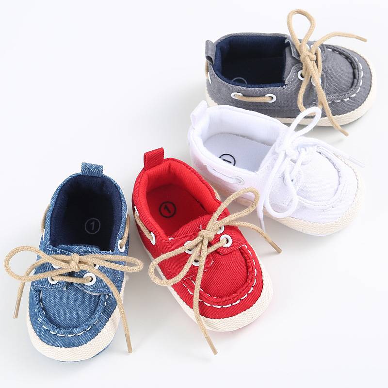 New Spring Autumn Toddler First Walker Baby Shoes Boy Girl Soft Sole Crib Laces Sneaker Prewalker Sapatos