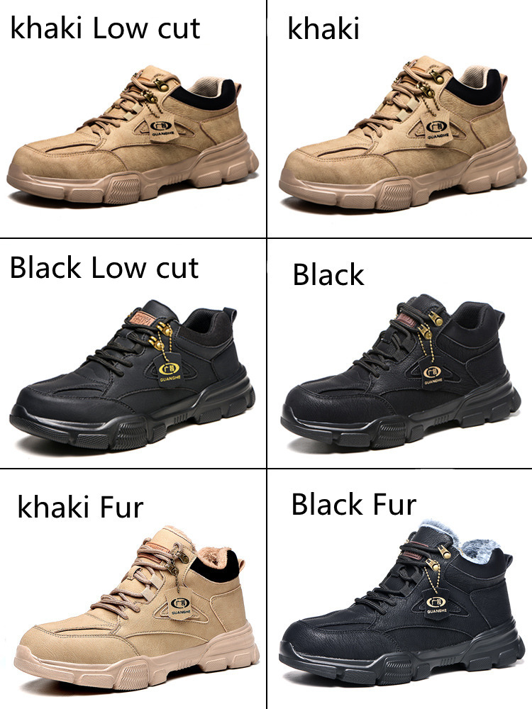 2025 Work Safety Shoes Men Lightweight Safety Boots Indestructible Work Sneakers Women Kevlar Insole Protective Steel Toe Shoes