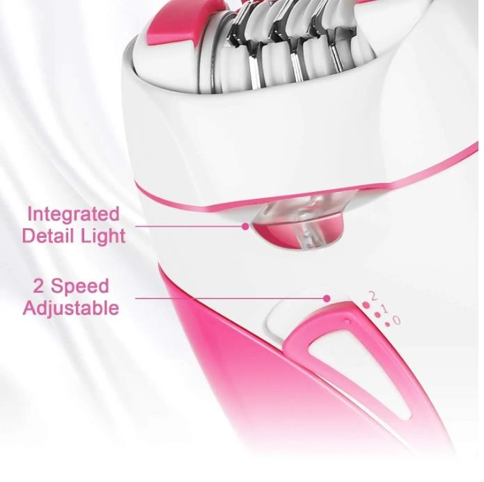 Keda Electric Female Epilator For Women Facial Full Body Hair Remover Bikini Underarms Hair Removal Legs Rechargeable