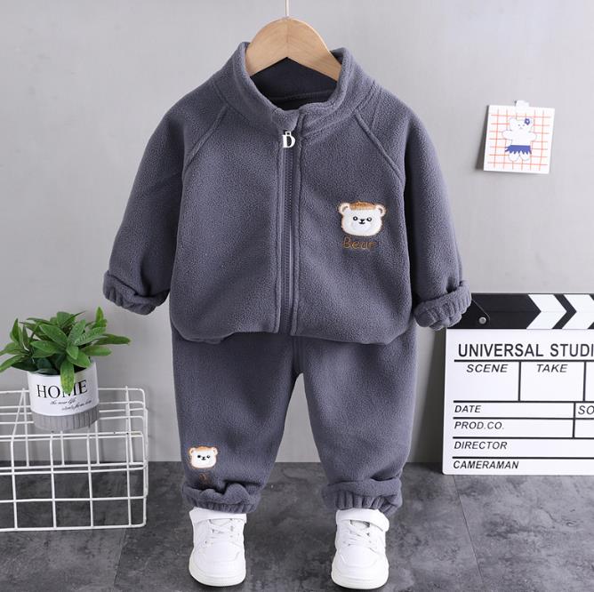 Boys Clothes Suits Cartoon Donald Duck Baby Kids Boys Outerwear Hoodie Jacket Baby Sport Boys Clothing Sets Suits