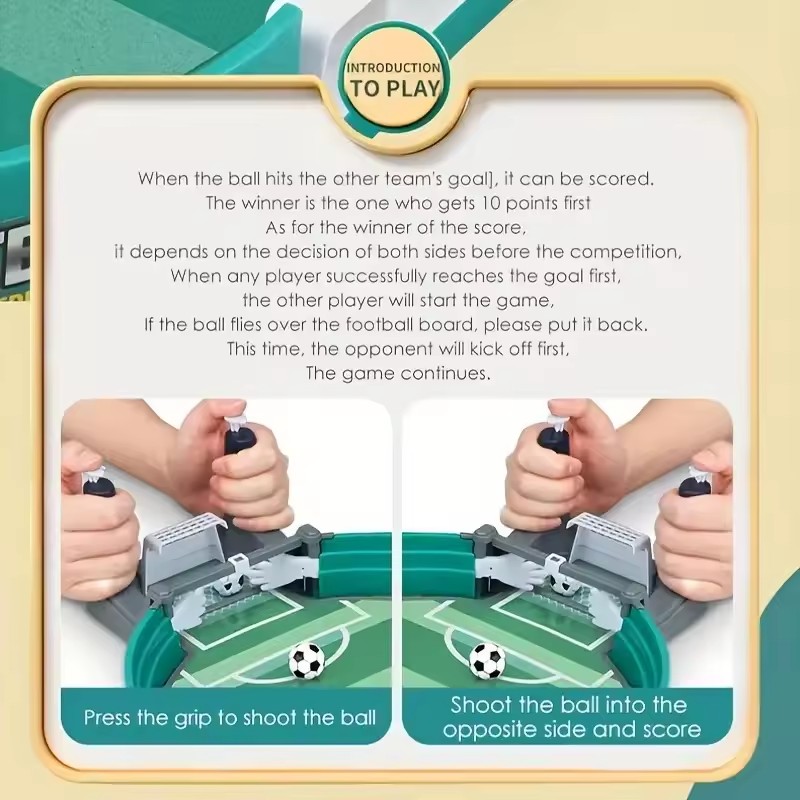 Soccer Table Football Board Game For Family Party Game Tabletop Play Ball Soccer Toys Portable Sport Outdoor Toy Gift For Kids