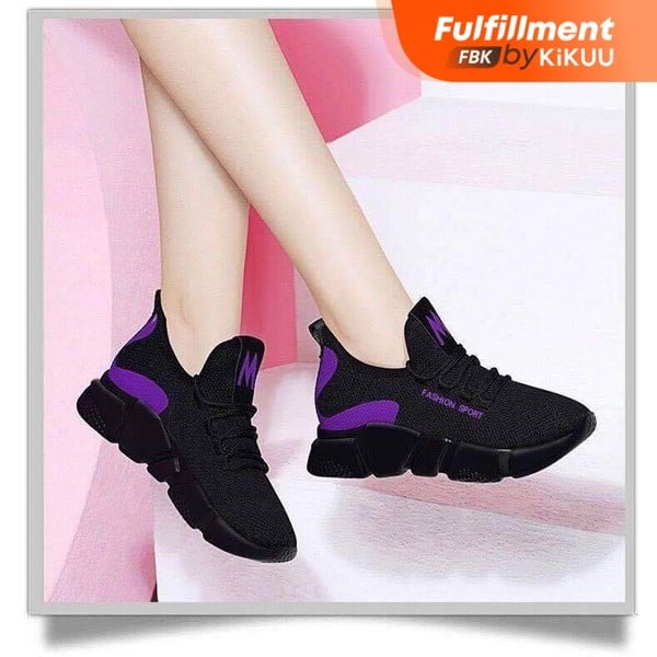 Spring and Summer Sports Shoes for Female Students Korean Version Air-permeable Running Shoes for Students