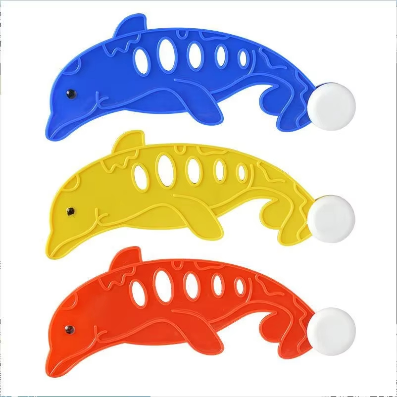 Summer Rocket Shark Fish Diving Games Pool Toys for Kids Swimming Pool Throwing Water Fun Game Toy Diving Swimming Toys Set Gift