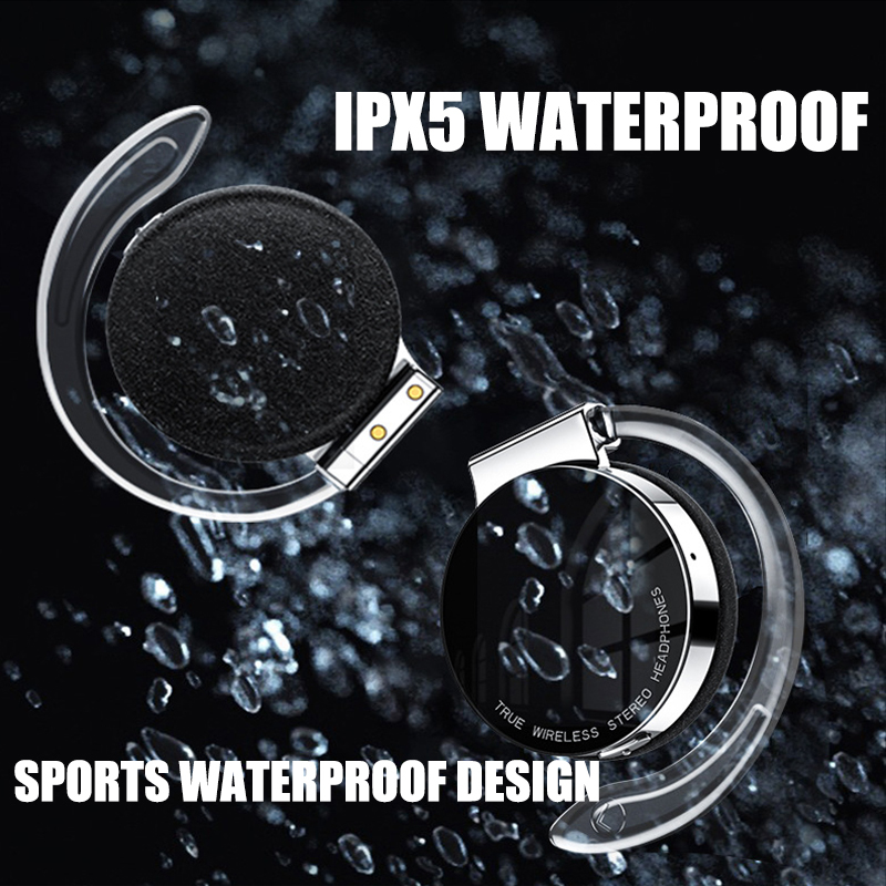 F2 TWS Earphones Bluetooth Night Running Lights Wireless Earbud Headset Sports Ear Buds Noise Cancelling Comfortable Sleepphones