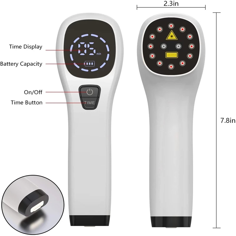 Body Pain Laser Therapy Device LLLT Physiotherapy Equipment for Knee Arm Shoulder Pain Arthritis Wound Healing Tennis Elbow