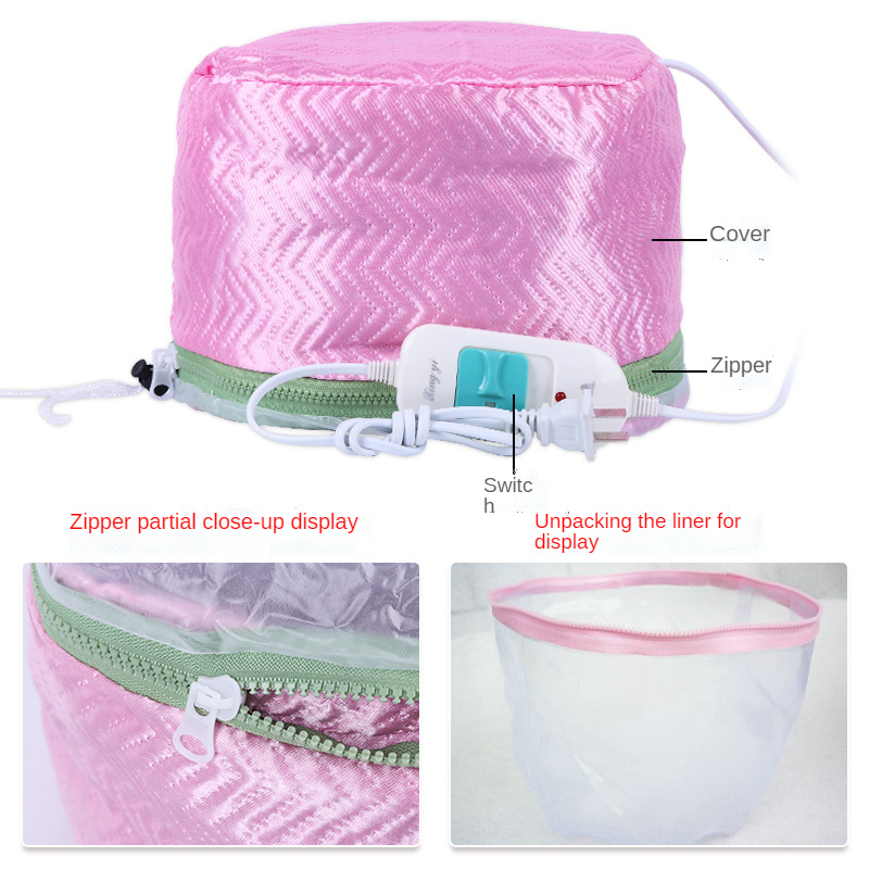 Thermal Treatment Hair Cap Heating Hair Steamer 220V 110V Care Accessories Bonnets for Women Hair Dryer Home Spa Salon Styling