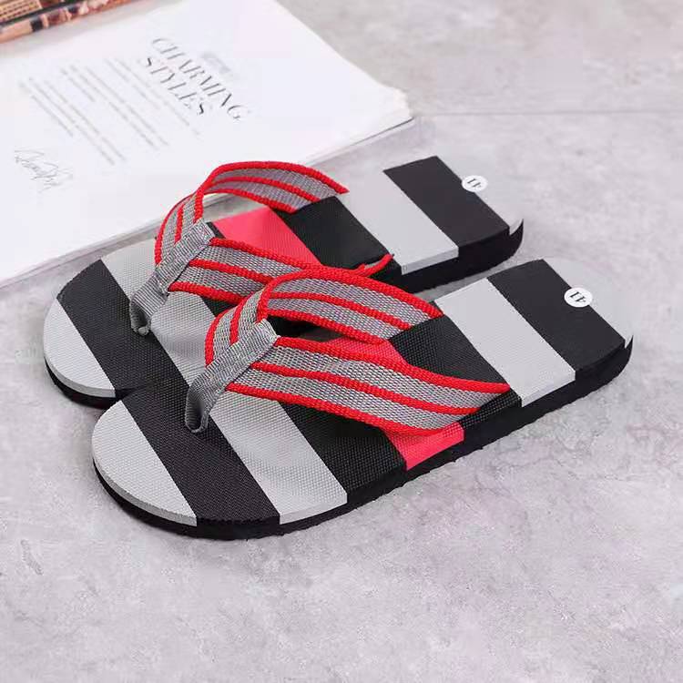 Summer Men Slippers Anti-Skid Beach Outdoor Male Sandals Colorful Soft Light Weight Casual Flip-Flops