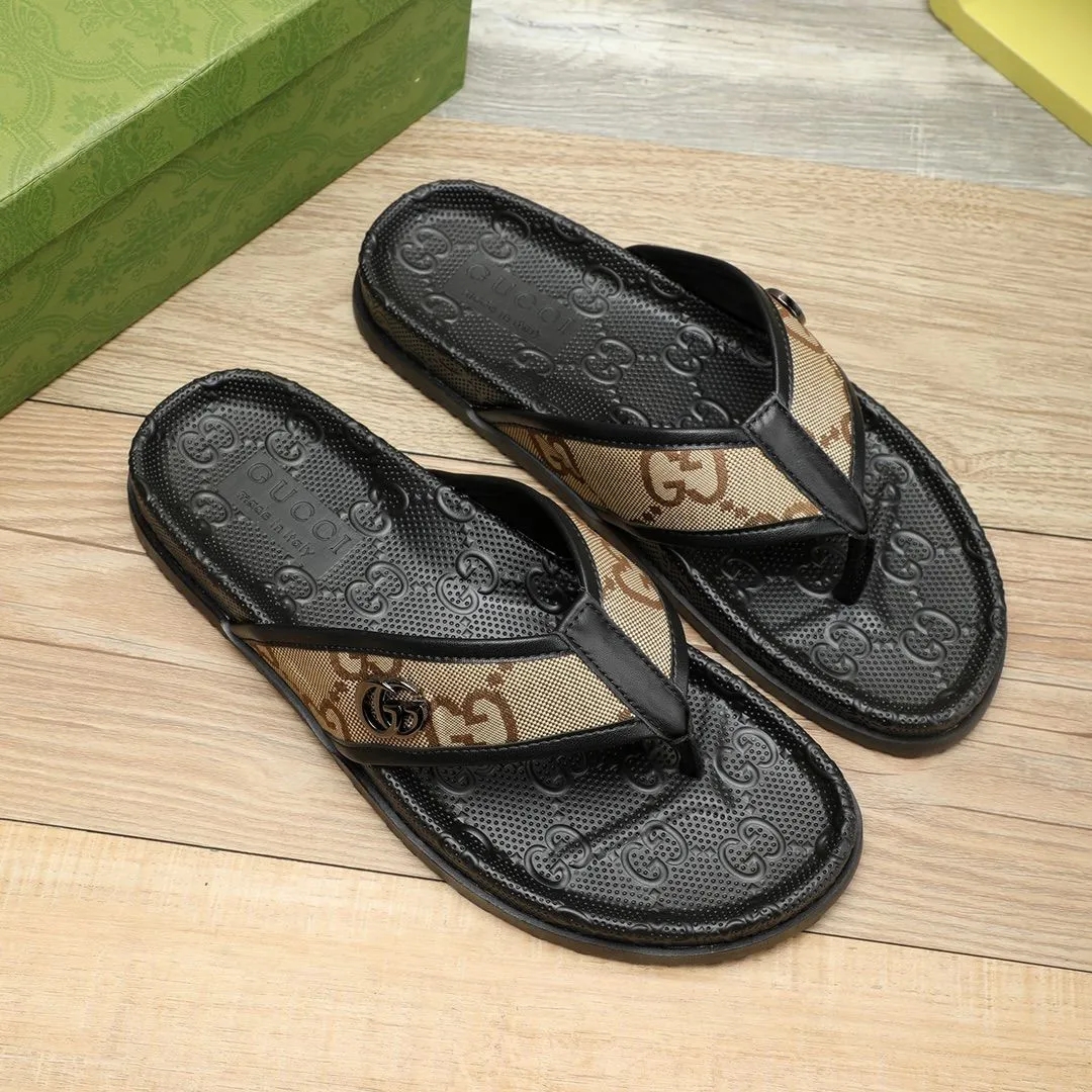 2024 Sandals for Men in Europe, America, Home, Super Soft Instagram, Europe, America, England, Horse Titles Buckle Slippers