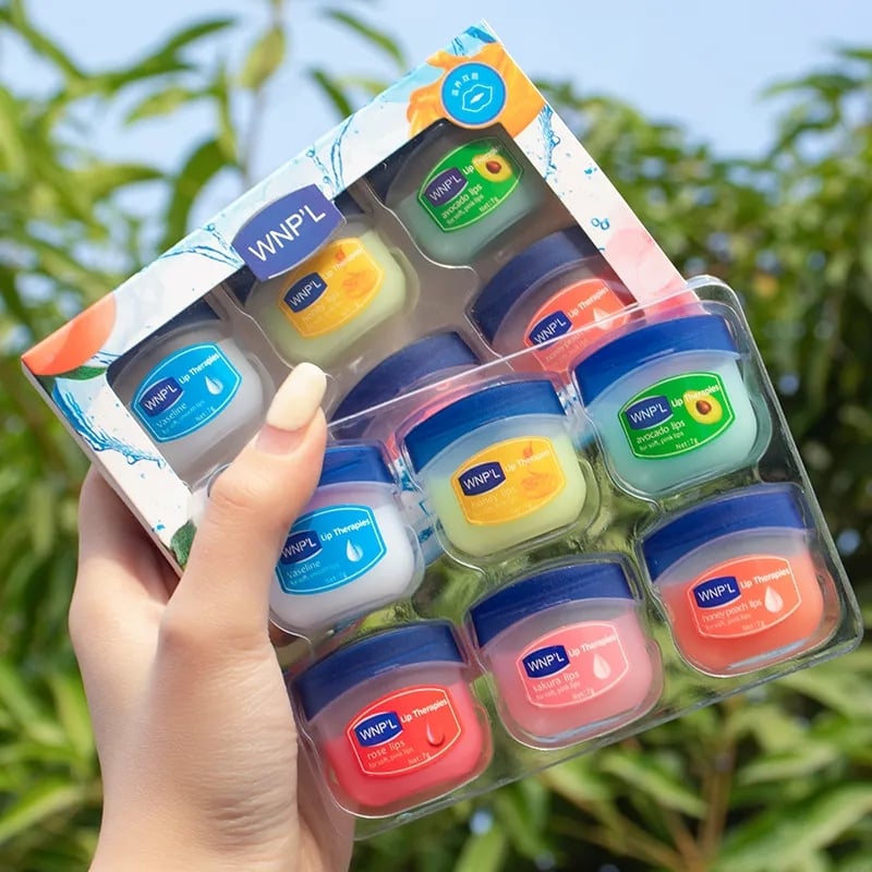 1 Pcs Lip Balms Moisturizing Refreshing Non-sticky Fruit Series Anti-Cracked Lip Treatment Vaseline for Makeup Lip Gloss Set